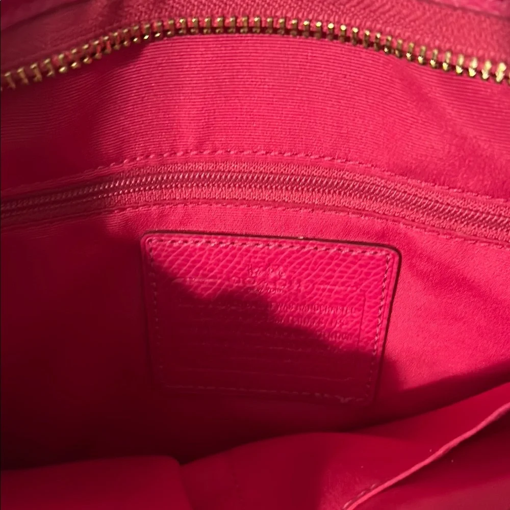 Coach Signature Brown and Pink Crossbody Bag - Picture 6 of 6